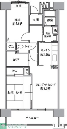 T’sgarden清瀬の物件間取画像